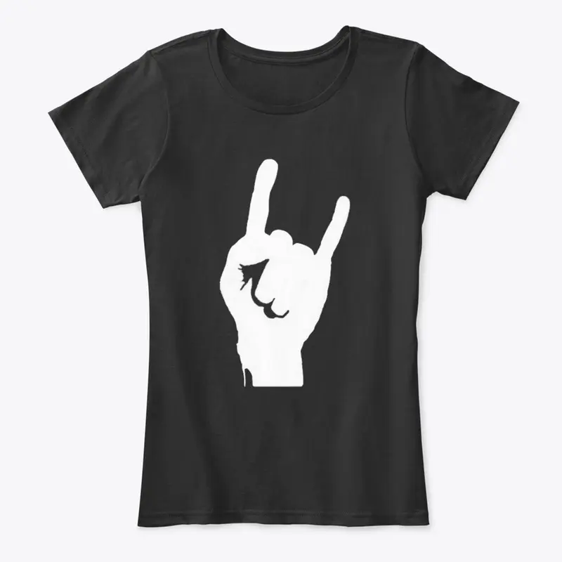 KRAVE ROCK HORNS LADIES T 