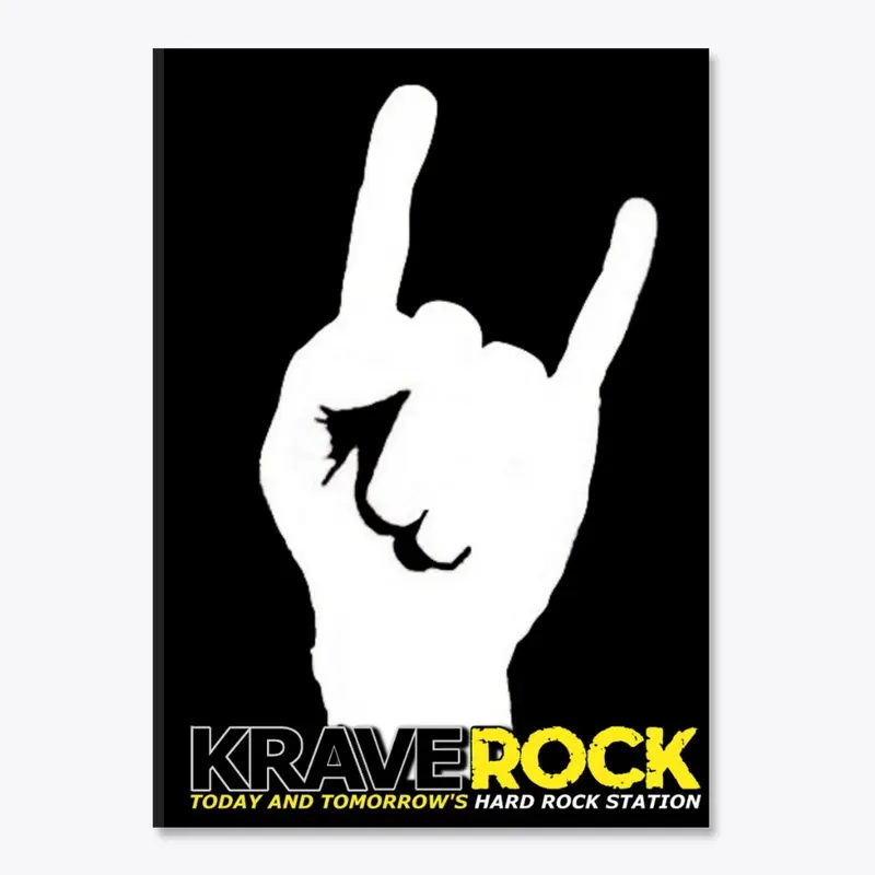 KRAVE ROCK WINDOW STICKER 